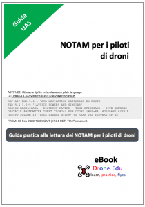 Copertina eBook NOTAM Piloti Droni - Drone Edu