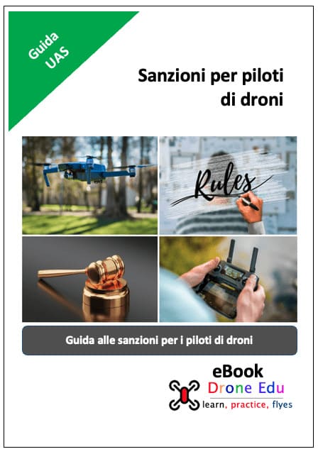 Copertina eBook - Sanzioni uso improprio droni - Drone Edu